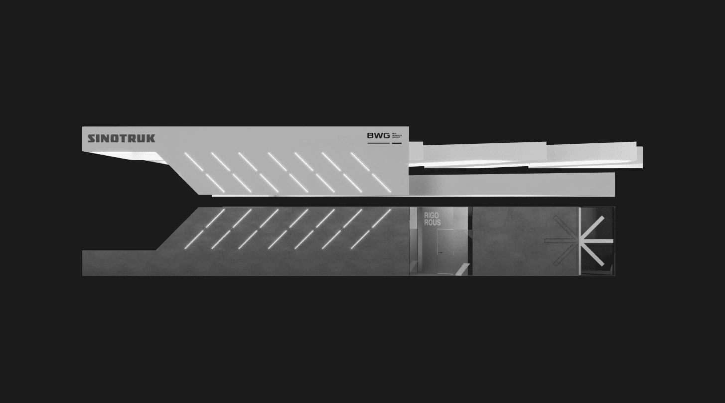 SINOTRUK exhibition stand